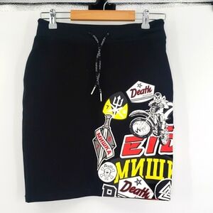 MNWKA Embroidered Patch Skirt